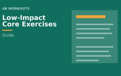 Low-Impact Core Exercises With Little Spinal Flexion